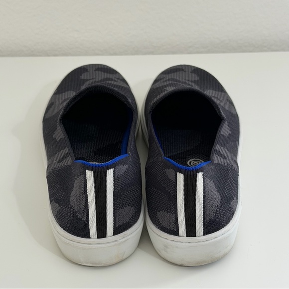 Rothy's The Original Slip On Sneaker Women's 8.5 Gray Black Camo Casual Shoes - Picture 4 of 8